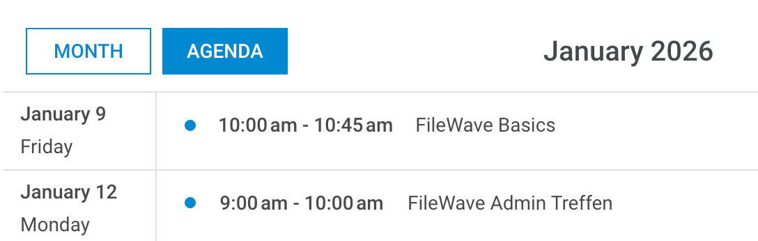 Publishing a Public Calendar